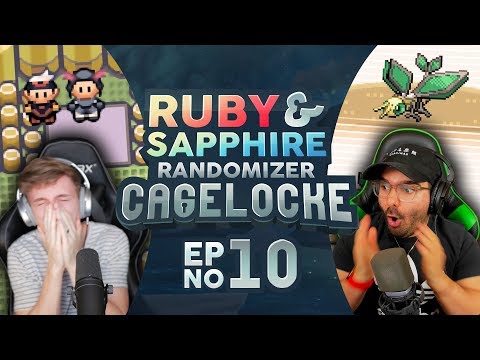 VINNY'S LUCK STRIKES AGAIN! | Pokemon Ruby and Sapphire Randomized Cagelocke Ep 10