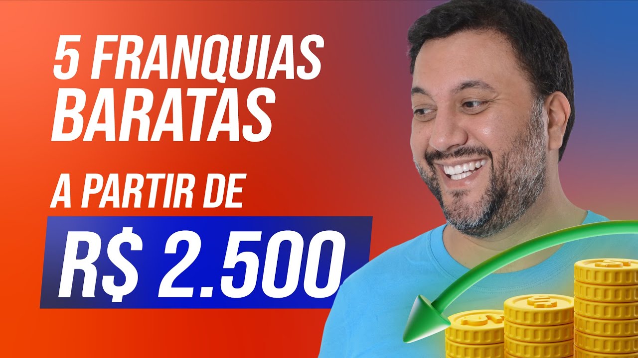 5 Franquias Baratas E LUCRATIVAS para 2024 ( MICROFRANQUIAS para faturar até R$ 60.000 por mês )