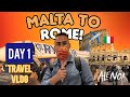 Ale Noa FLYING TO ROME Day 1 Of My Italian Adventure