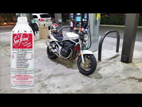 Putting a whole bottle of sea foam in my motorcycle what happened?