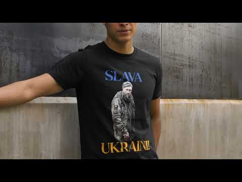 Slava Ukraini! (Glory To Ukraine) Prisoner Of War Black TShirt