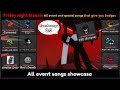 Roblox Friday Night Bloxxin All Event Songs And Special Songs So Far