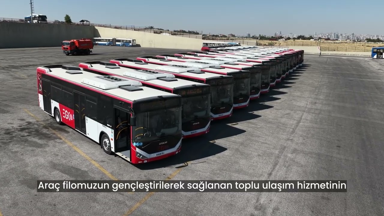 EGO Genel Müdürlüğümüz, filosuna 10 solo ve 5 körüklü olmak üzere 15 yeni otobüs daha kazandırdı