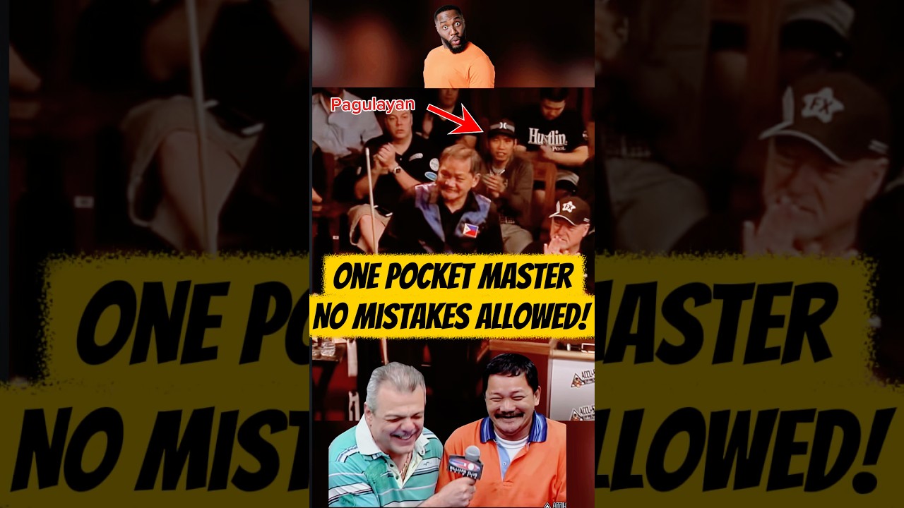 “Never Make a Mistake vs Efren Reyes in One Pocket!”
