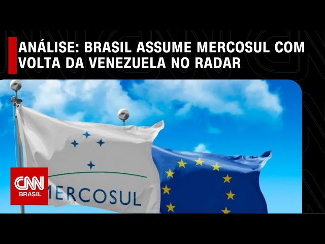 Análise: Brasil assume Mercosul com volta da Venezuela no radar | CNN 360°