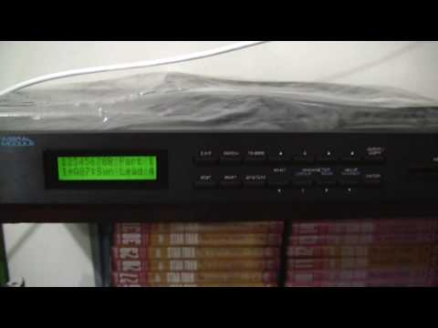 Roland D-110 tutorials - controlling how many parts play