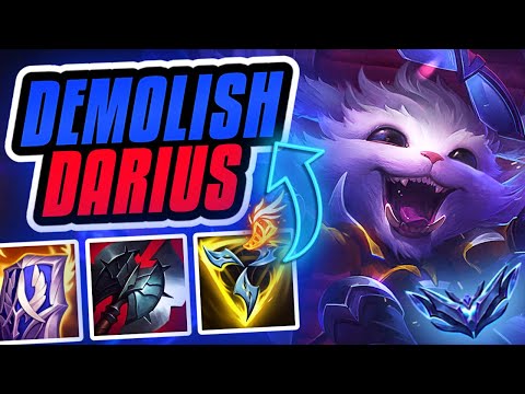 DEMOLISHING DARIUS WITH TRINITY FORCE & BLACK CLEAVER!!! Season 13 Gnar Ranked Lol Gameplay
