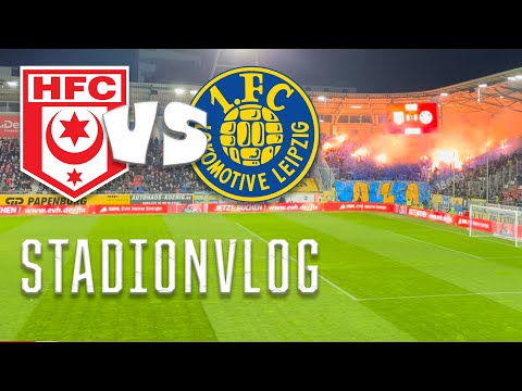 Sechs Tore😱 | Lok Ultras gehen ab🔥 | Danke Halle❗Hallescher FC 🆚  Lok Leipzig | Stadionvlog⚽️