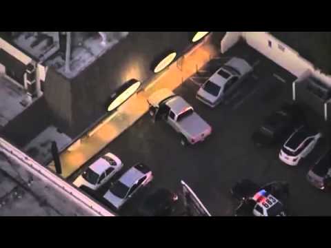 LAPD Police Chase Big Truck NEW April 2013 Police Pursuit Truck