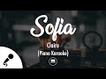 Sofia - Clairo (Piano Karaoke)