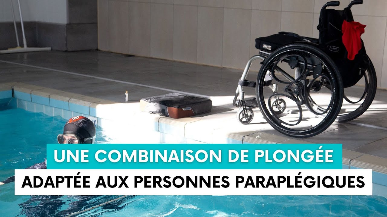 Des Marseillais inventent une combinaison de plongée adaptée aux personnes paraplégiques