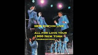 New Edition "Baby Love" Live on 1986 All for Love Tour