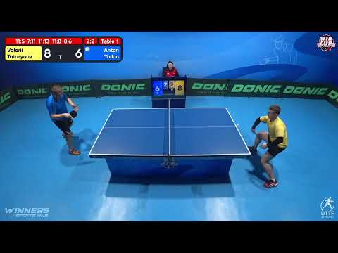 12:00 Valerii Tatarynov 2-3 Anton Yolkin West 1 WIN CUP 15.12.2022 | TABLE TENNIS WINCUP