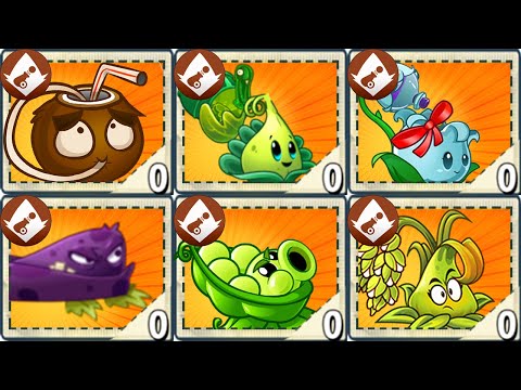 ALL CANNON Plants LEVEL 1000 VS Big Wave Beach Final Boss in Plants vs Zombies 2 Mod