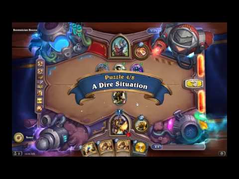Solution Puzzle Lab Survival: A Dire Situation - Boomnician Breena (4/8), Hearthstone Boomsday