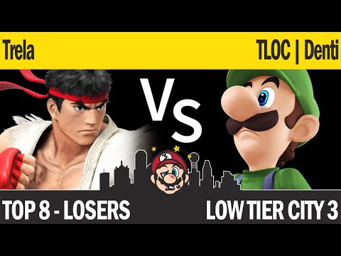 LTC3 Smash4 - Trela (Ryu) vs TLOC | Denti (Luigi) - Top 8 Losers