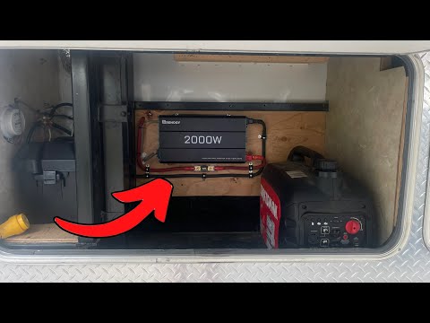 Putting a power inverter on our new fifth wheel
