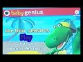 Closing To Baby Genius The Four Seasons 2004 DVD