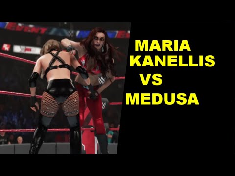 WWE 2K19 Maria Kanellis vs Medusa - Knockout Match