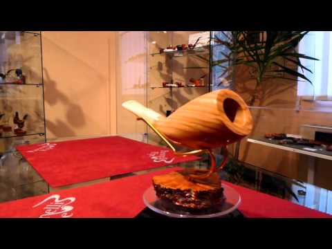 Pipa olivastro chubby horn fatta a mano - www.paronellipipe.it