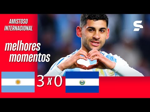 Gols e lances de Argentina x El Salvador