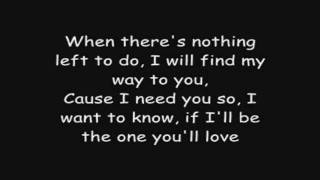 Nightcore Lyrics - Find My Way To You.