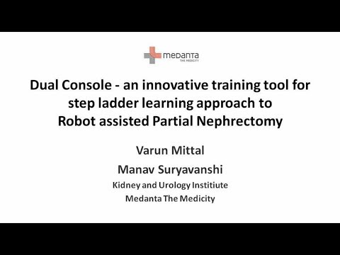 Dual Console - an innovative training tool for step ladder learning approach to Robotic Partial Nephrectomy