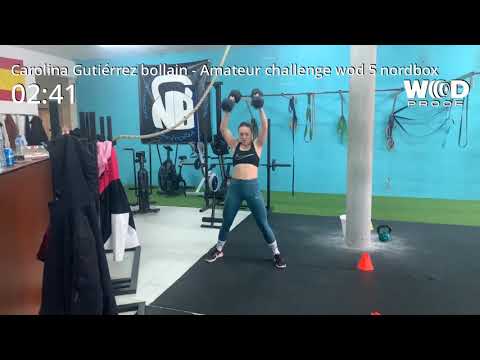 Carolina Gutiérrez bollain nordbox amateur challenge wod 5