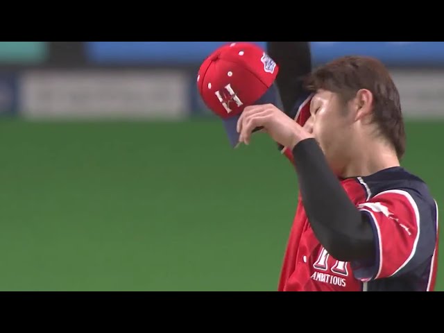 【5回表】安定感抜群!! ファイターズの先発・加藤が見逃し三振を奪う!! 2019/7/19 F-M