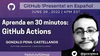 Aprenda en 30 minutos: GitHub Actions