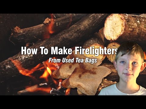 How To Make Amazing Firelighters From Used Tea Bags