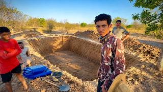 ESTAMOS CONSTRUINDO UMA PISCINA NO MEIO DA FLORESTA