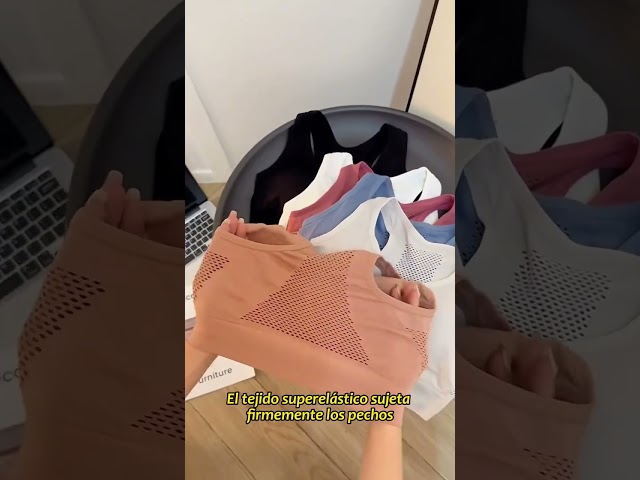 Vídeo relacionado con Domee Sujetadores Acolchado Top Algodón Ropa Interior Deportes Niña Paquete de 4 Blanca + Desnuda + Rosa + Azul 12-16 Años