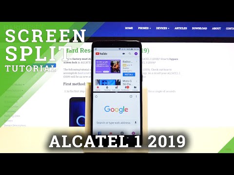 How to Use Split Screen in Alcatel 1 2019 – Create Double Screen