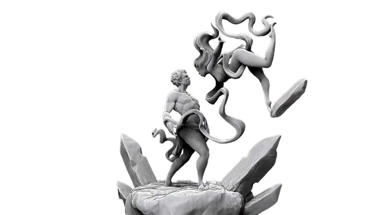 ZBrush Figure Sculpt Turn Table "Delusions of Grandeur"