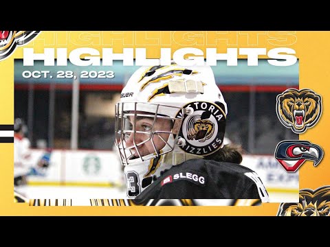 Victoria Grizzlies (4) at Cowichan Valley Capitals (0) Game Highlights October 28, 2023