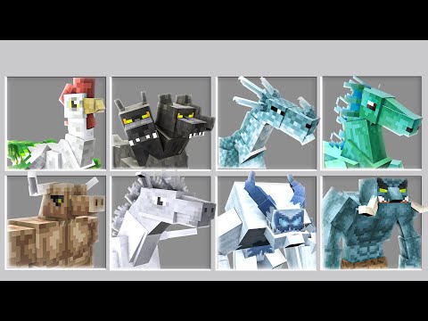 ALL NEW MYTHOLOGICAL CREATURES ADDED IN MINECRAFT!!  MYTHOLOGICAL CREATURES ADDON