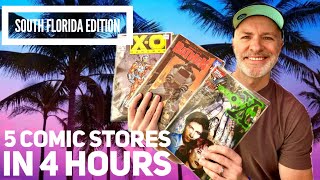 5 Comic Book Stores in 4 Hours — South Florida Edition Haul