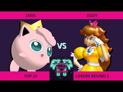 Jank (Jigglypuff) vs. Eggy (Peach) - ECF 176 Top 24 Losers Round 2 SSBM