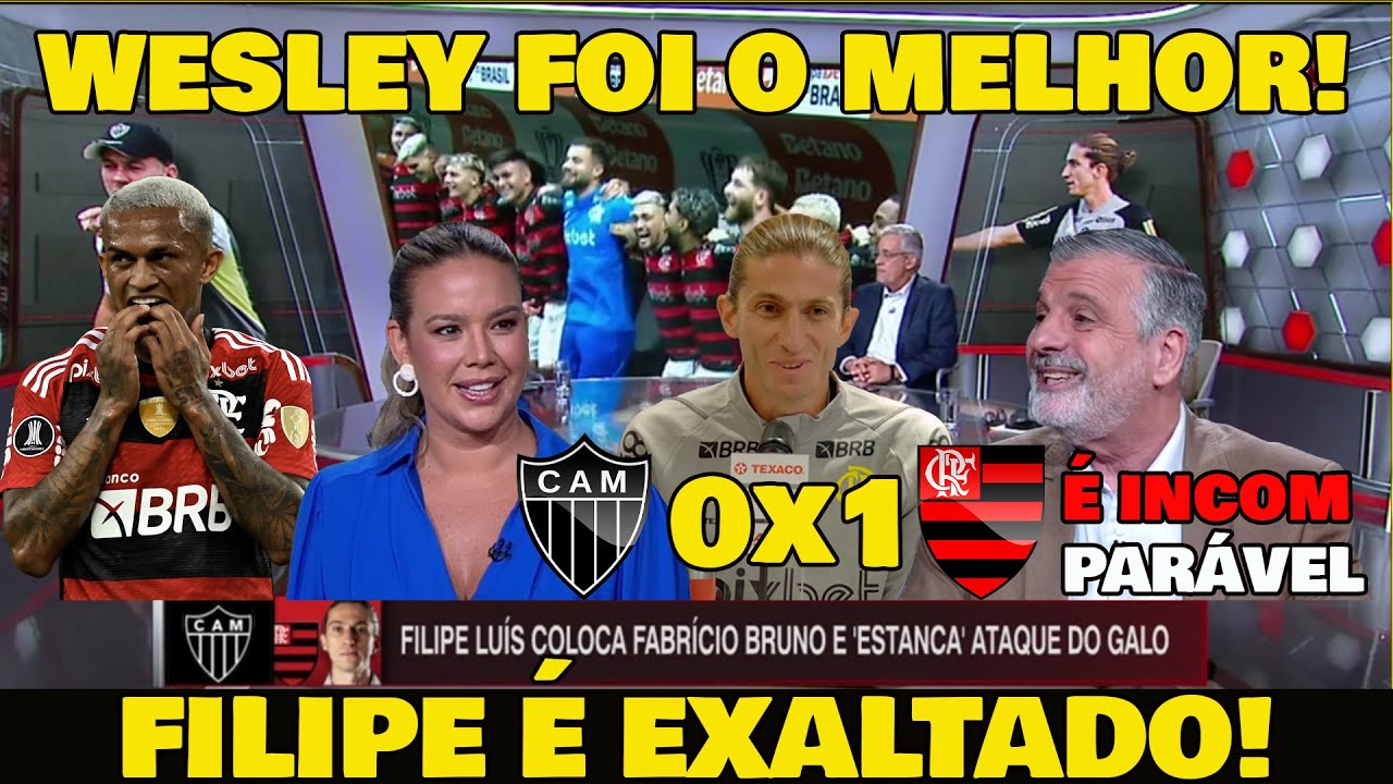 PASCOAL ENLOUQUECEU COM FLAMENGO DE FILIPE LUÍS "É INCOMPARÁVEL" MENGÃO CAMPEÃO!