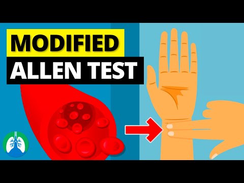 How to Perform a Modified Allen Test | Respiratory Therapy Zone