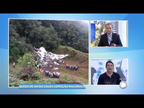 BG - Queda de avião causa comoção nacional - 29-11-2016