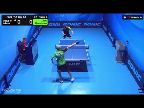 09:30 Vladyslav Kaluhin - Artem Maksymenko 24.08.2023 TT Euro.Cup Ukraine Star. TABLE 3