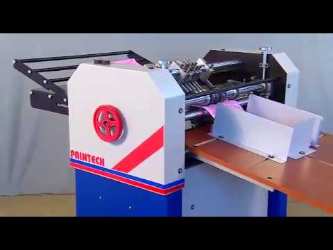 3 in 1 Creasing Perforation & Sticker Half Square Cutting Automatic Friction Feeder
