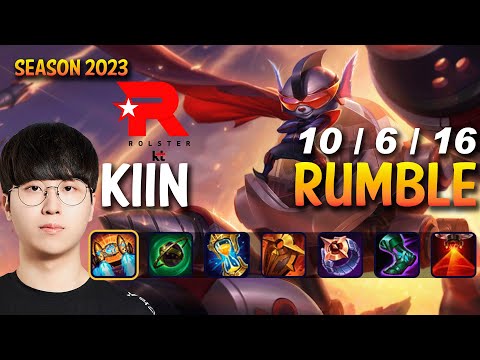 KT Kiin RUMBLE Support VS SORAKA - Patch 13.17 KR Ranked
