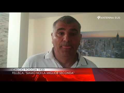 21 maggio 2020 - Calcio Foggia 1920, Felleca: "Siamo noi la miglior seconda"