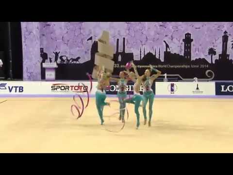 WC 2014 Izmir All-around Russia 3 balls 2 ribbons