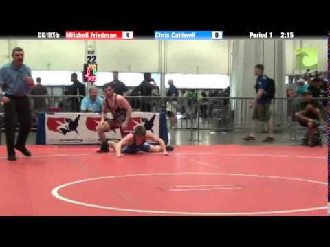 Men 63 KG / 138.75 lbs - Mitchell Friedman vs. Chris Caldwell