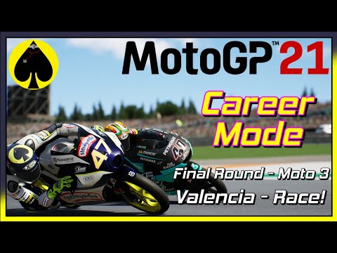 MotoGP 21 - Career Mode - Moto 3 - Final Round - Valencia - Race!