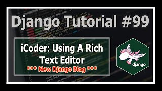 Using TinyMCE Editor For Editing Blog Post Content | Python Django Tutorials In Hindi #99